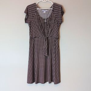 Motherhood Maternity | Geometric Print Dress | M